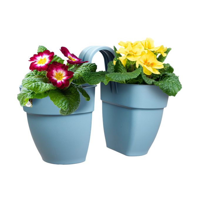 vibia campana flower twin 21cm bleu vintage